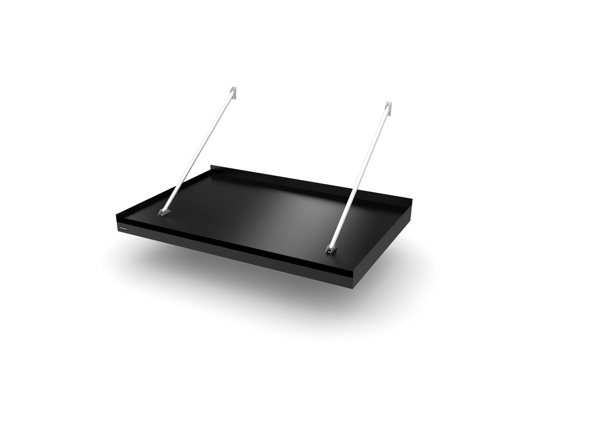 DESIGNTAK Lux Design Modern Flat - 1500x730x955 - Schwarz RAL 9011